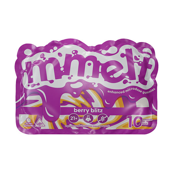 Mmelt Mushroom Gummies by Cali Extrax – 10 Count