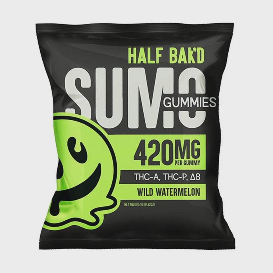Half Bak’d Sumo Gummies – 2 Count (840mg)